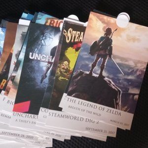 Assortment of video game titles (Mini Poster)